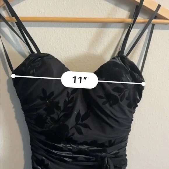 BCX Black Ruched Mini HOMECOMING/cocktail Dress Size XS - Picture 8 of 13